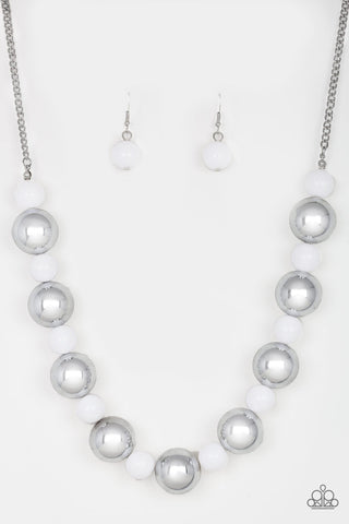 Top Pop Necklace__White