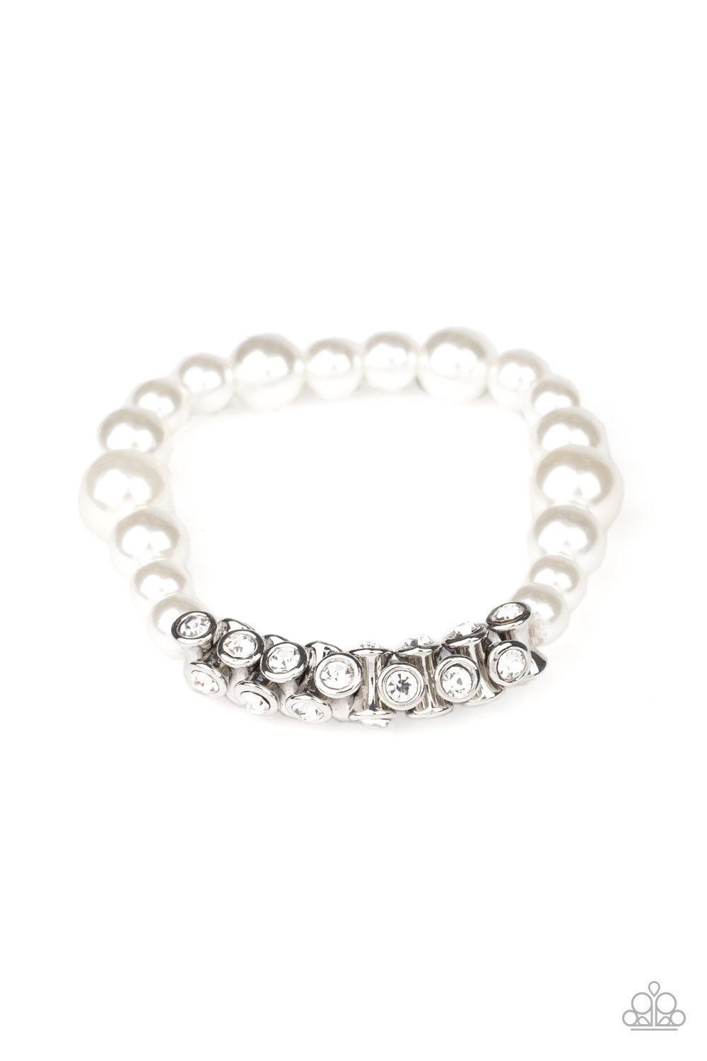 Traffic Stopping Sparkle Bracelet__White