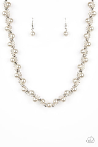 Uptown Opulence Necklace__White
