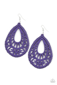 Zesty Zen Earrings__Purple