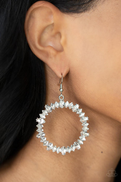 Glowing Reviews Earrings__White