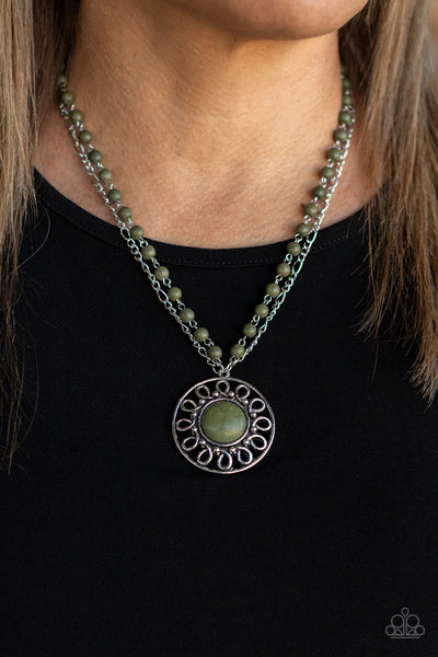 Sahara Suburb Necklace__Green