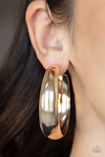 Flat Out Flawless Earrings__Gold