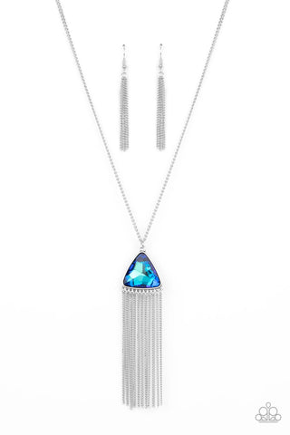 Proudly Prismatic Necklace__Blue