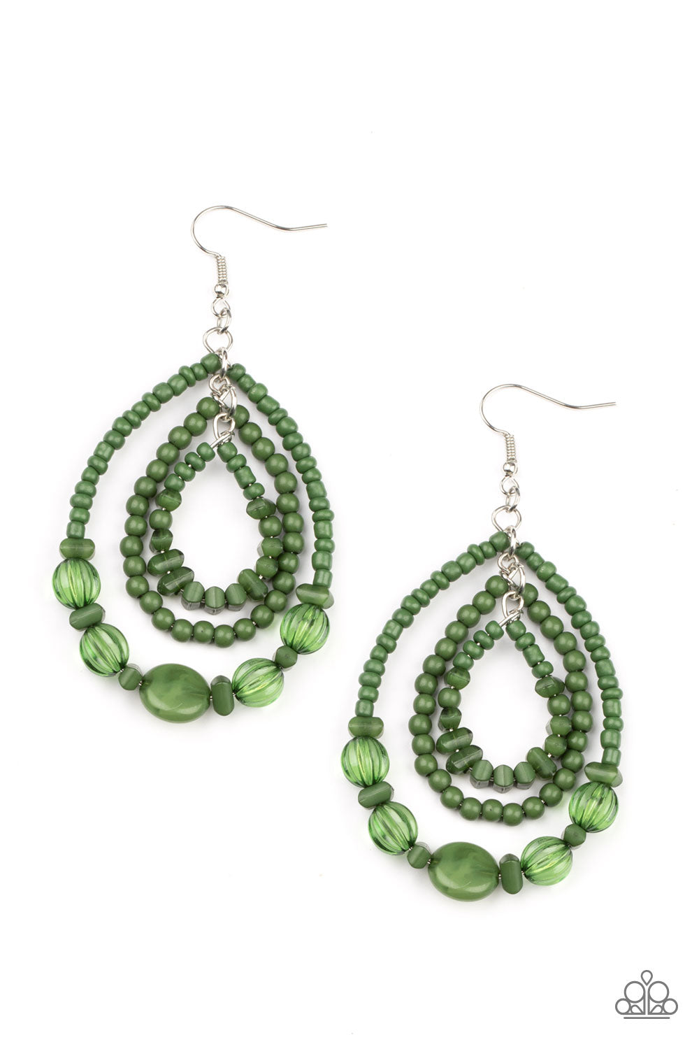 Prana Party Earrings__Green