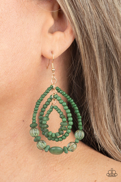 Prana Party Earrings__Green