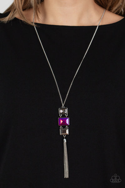 Uptown Totem Necklace__Pink