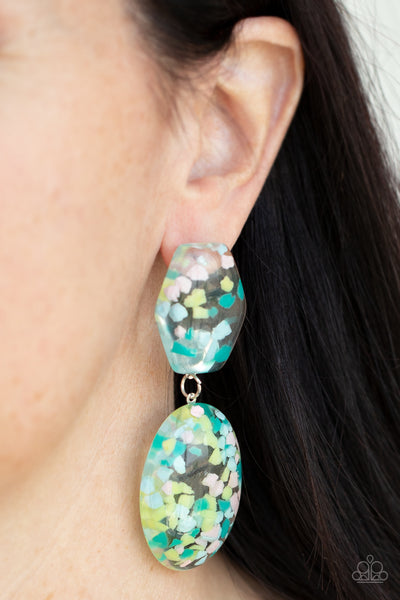 Flaky Fashion Earrings__Multi