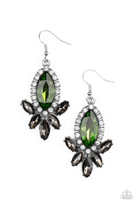 Serving Up Sparkle Earrings__Green