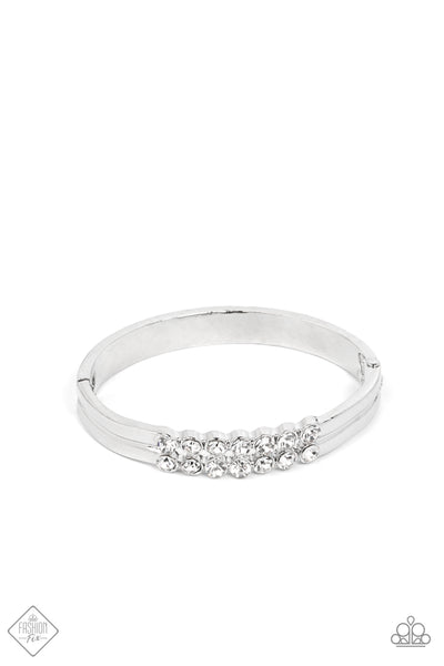Doubled Down Dazzle Bracelet__White