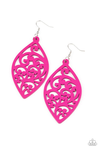 Coral Garden Earrings__Pink