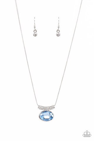 Pristinely Prestigious Necklace__Blue
