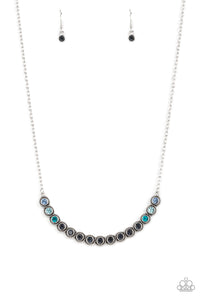 Throwing SHADES Necklace__ Blue