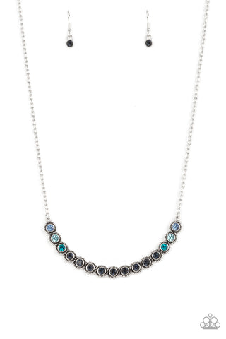 Throwing SHADES Necklace__ Blue