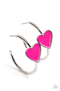 Kiss Up Earrings__Pink