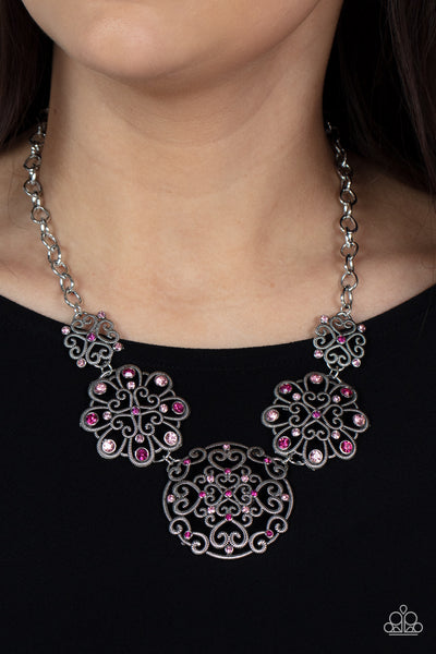 Royally Romantic Necklace__Pink