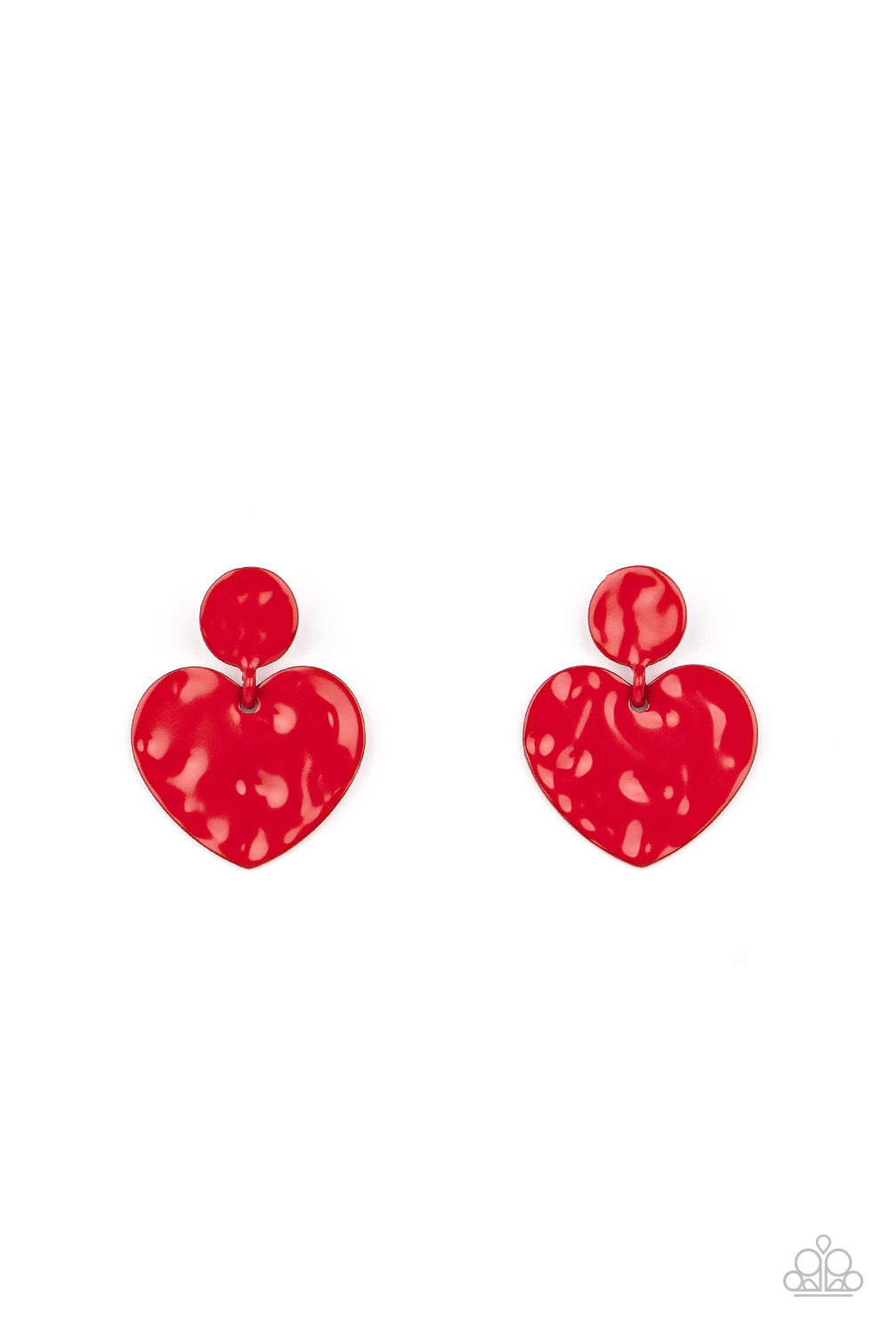 Just a Little Crush Earrings__ Red