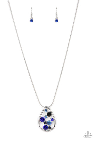 Seasonal Sophistication Necklace__Blue