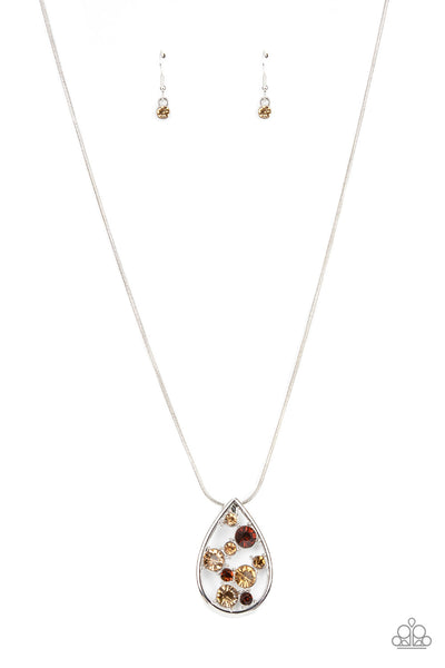 Seasonal Sophistication Necklace__Brown