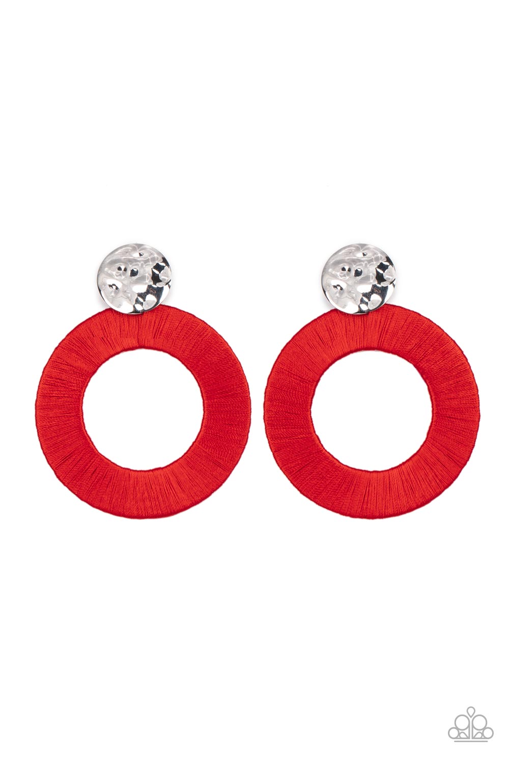 Strategically Sassy Earrings__Red