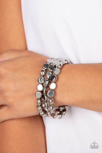 HAUTE Stone Bracelet__ Silver