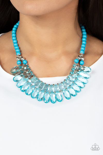 All Across the GLOBETROTTER Necklace__Blue