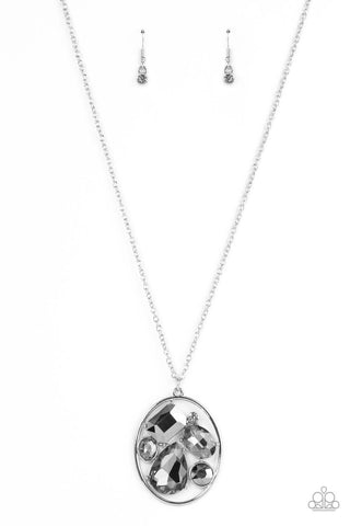 Scandalously Scattered Necklace__Silver