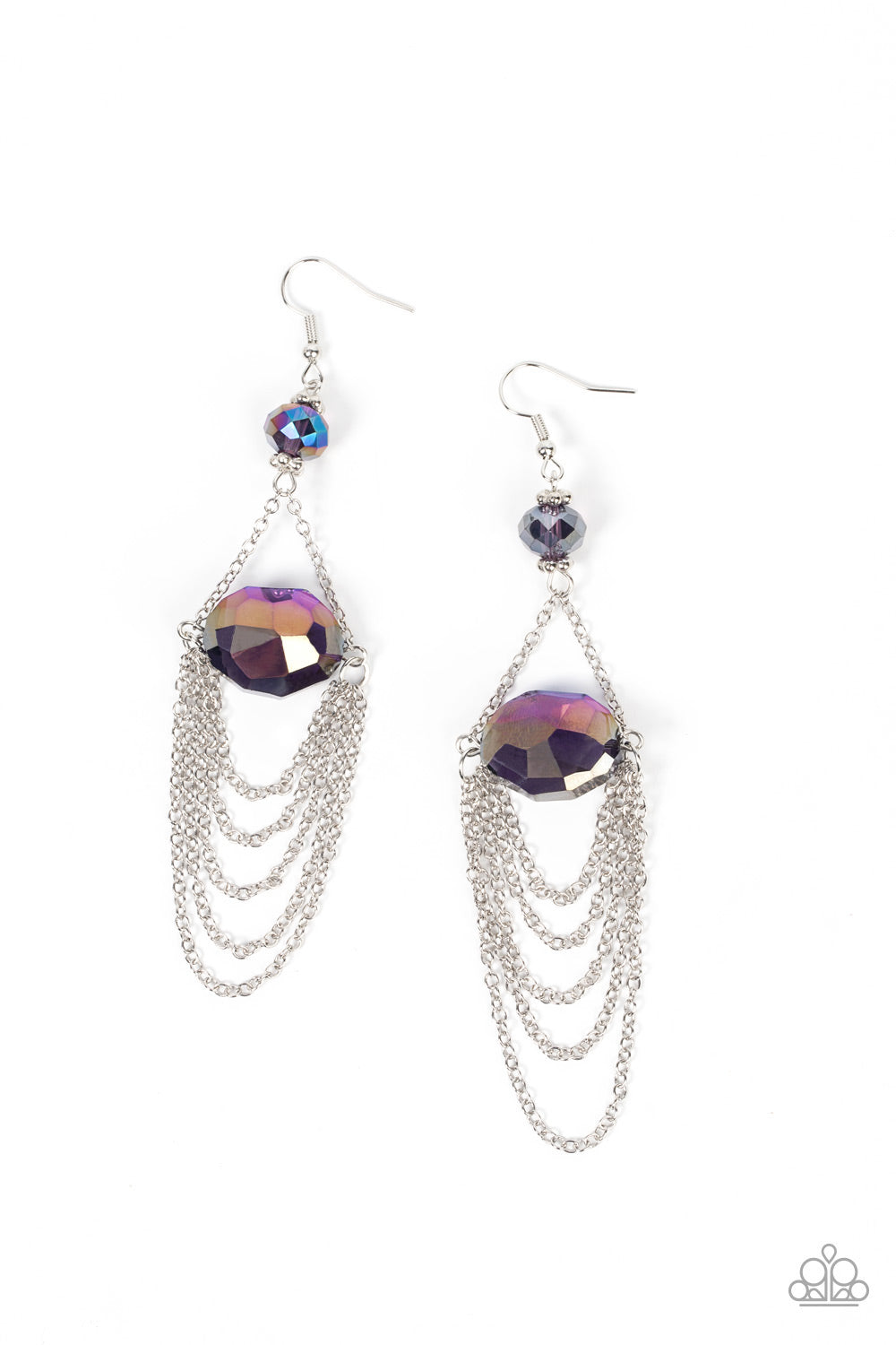 Ethereally Extravagant Earrings__Purple