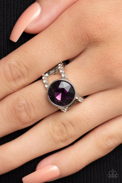 High Roller Sparkle Ring__Purple