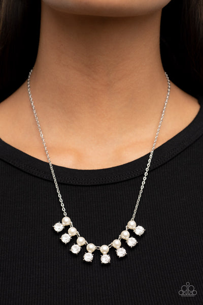 Dashingly Duchess Necklace__White