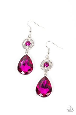 Collecting My Royalties Earrings__Pink