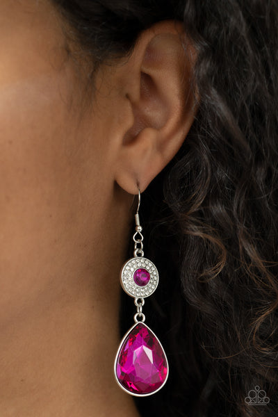 Collecting My Royalties Earrings__Pink