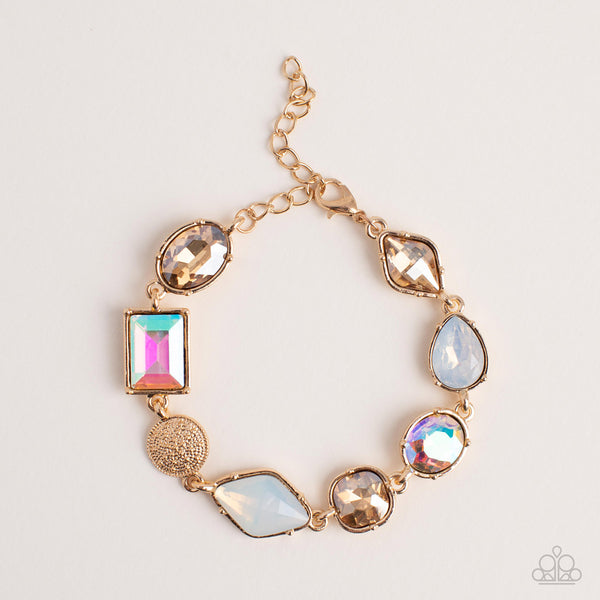 Jewelry Box Bauble Bracelet__Gold