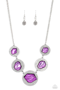 Raw Charisma Necklace__Purple