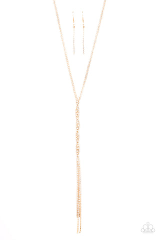 Impressively Icy Necklace__Gold