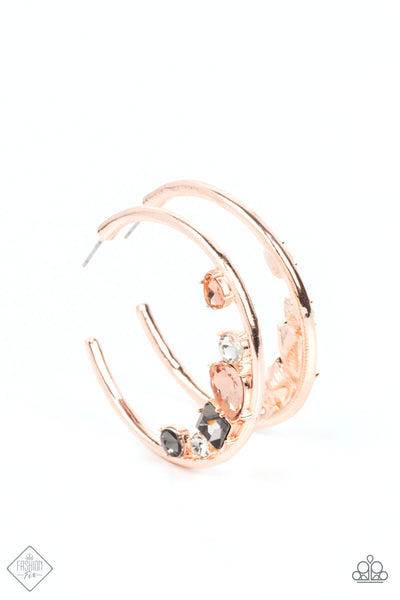 Attractive Allure Earrings__Rose Gold