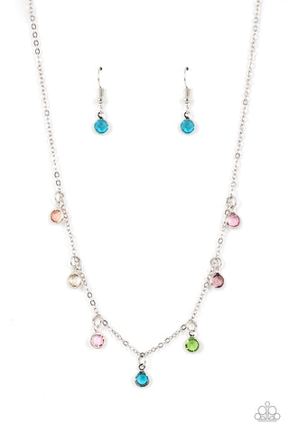 Carefree Charmer Necklace__Multi