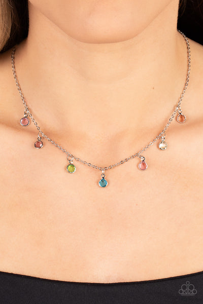 Carefree Charmer Necklace__Multi