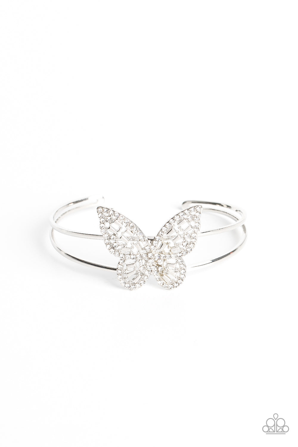 Butterfly Bella Bracelet__White
