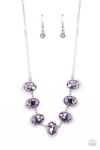 Unleash Your Sparkle Necklace__Purple