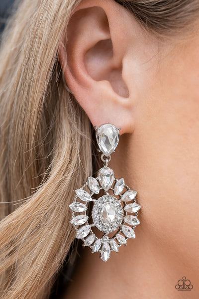 My Good LUXE Charm Earrings__White