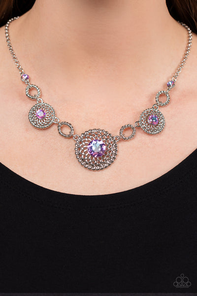 Cosmic Cosmos Necklace__Purple