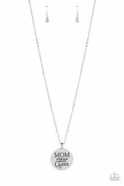 Mother Dear Necklace__White