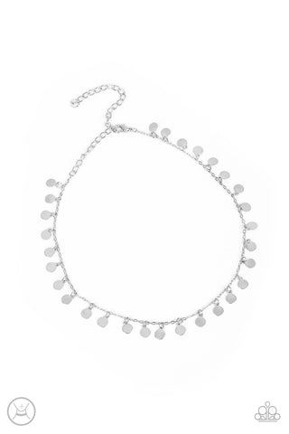 Champagne Catwalk Necklace__Silver