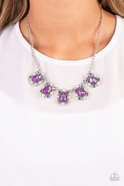 Pearly Pond Necklace__Purple