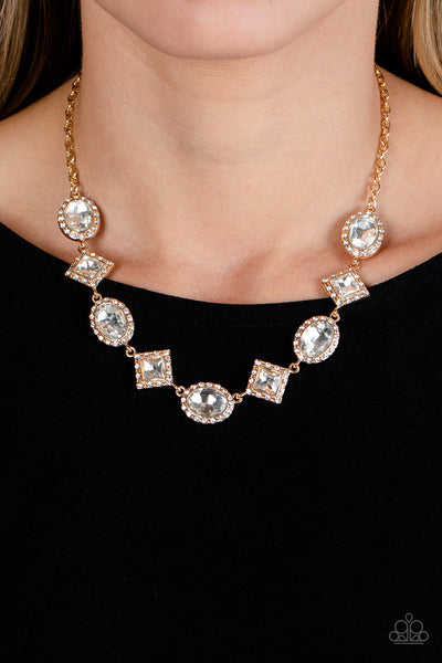 Diamond of the Season Necklace__Gold