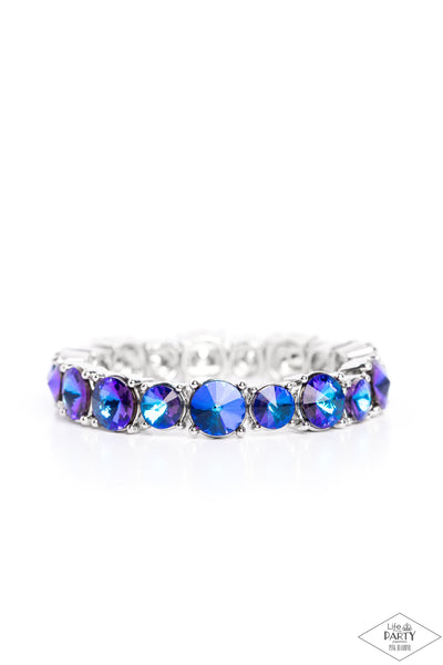 Born To Bedazzle Bracelet__Blue