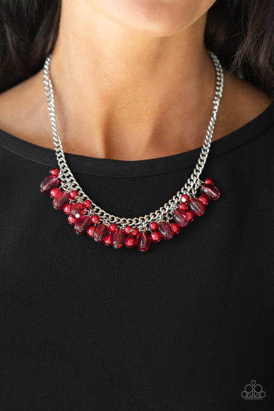 5th Avenue Flirtation Necklace__Red
