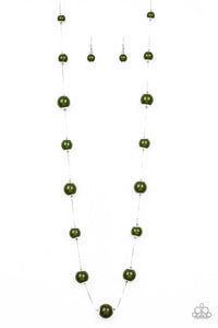 5th Avenue Frenzy Necklace__Green