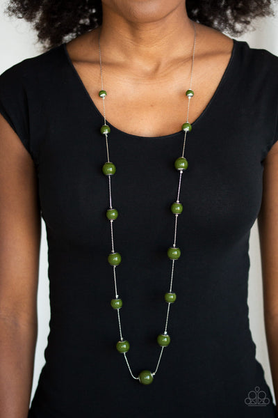 5th Avenue Frenzy Necklace__Green